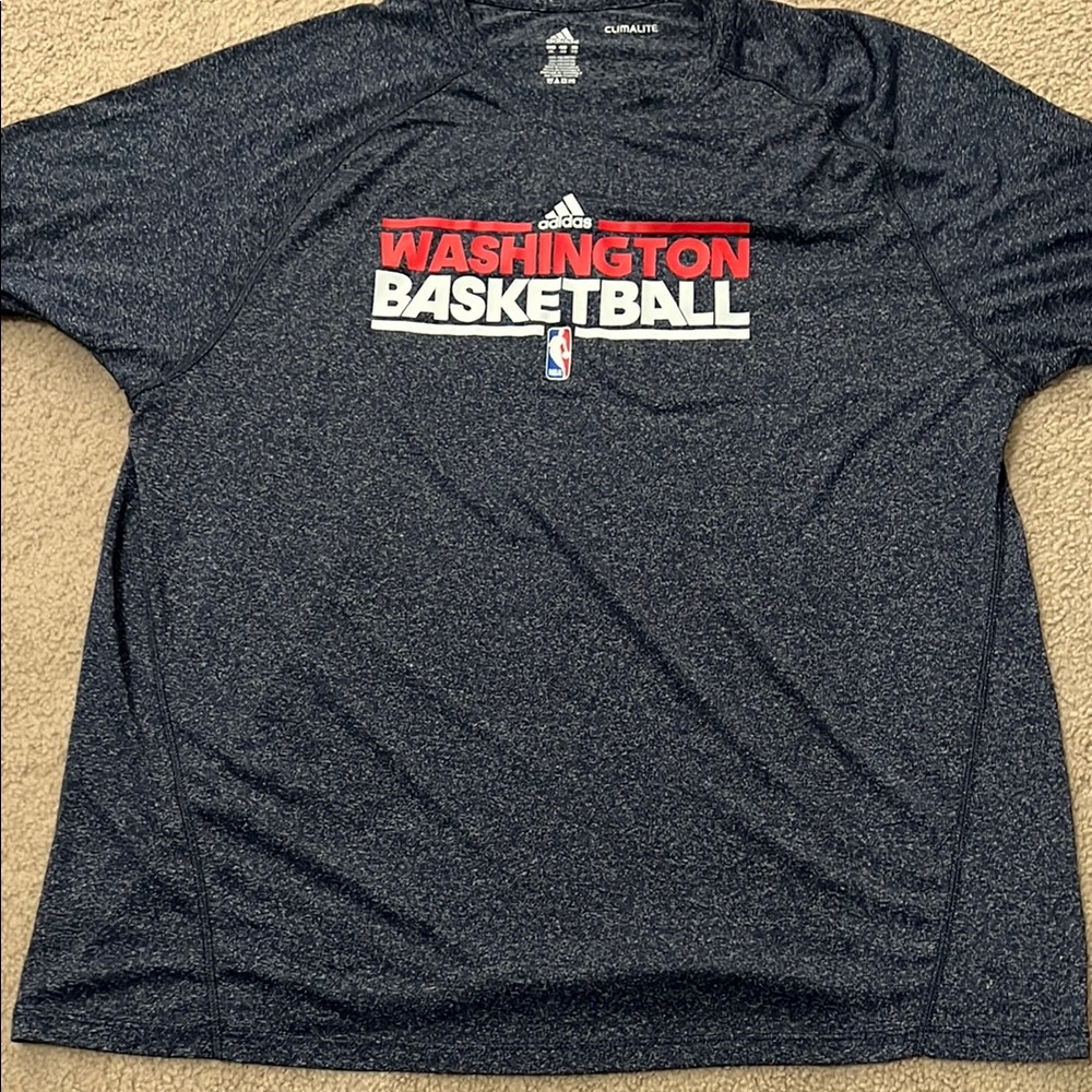 Adidas Washington Basketball Tee - Navy